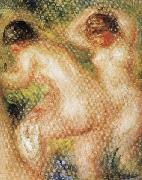 Pierre Renoir Seated Nude (detail) oil painting artist